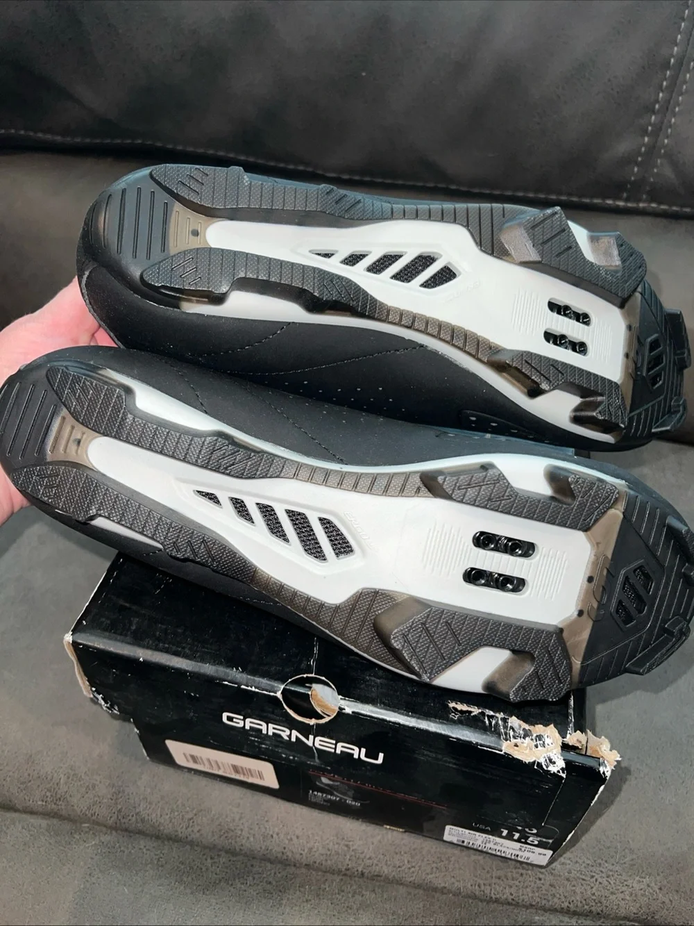 Garneau Multi Air Flex II Mens Cycling Shoes - Black/Red